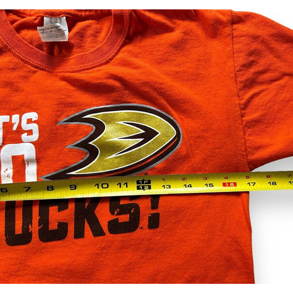 Vintage Anaheim Mighty Ducks  T-Shirt Youth Unisex Medium Y2K - Picture 6 of 8